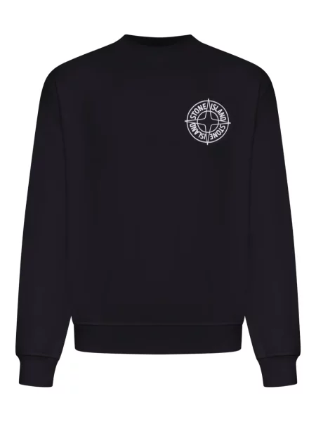 Суитчър Stone Island с принт черно