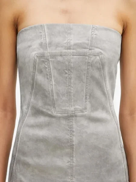 Κοστούμι μίντι φόρεμα Rick Owens Drkshdw με μήκος μέχρι το γόνατο γκρι