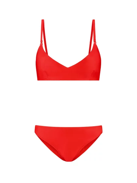 Shiwi Costum de baie două piese LOU SCOOP' roșu