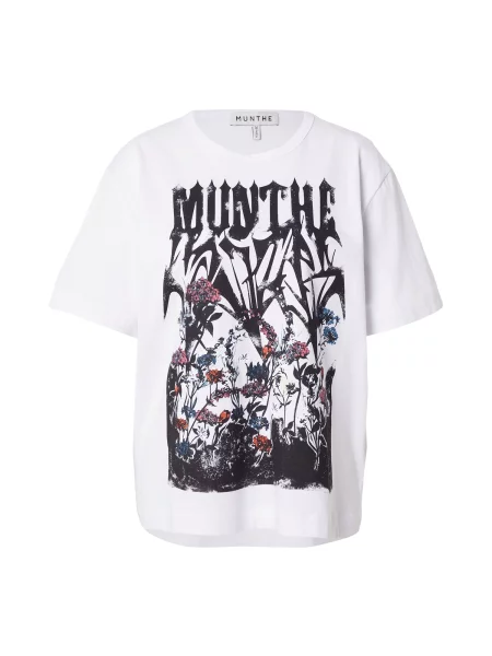 Munthe Tricou PRIZE portocaliu închis / roz pitaya / negru alb