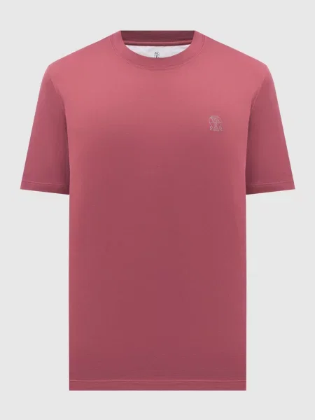 Футболка Brunello Cucinelli бордовая