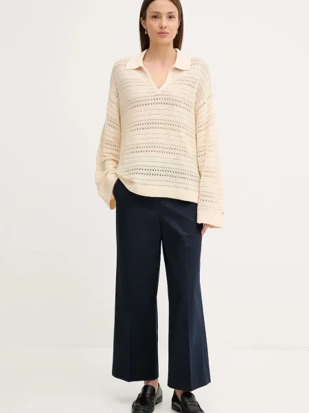 Tommy Hilfiger sweter lekki beżowy