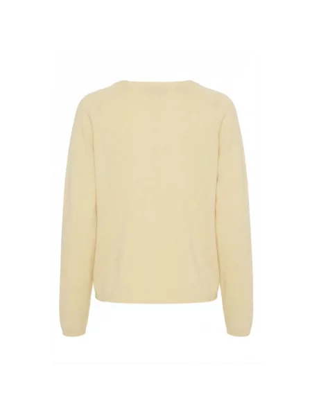 Sweter Btfcph z kaszmiru żółty