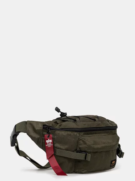 Alpha Industries Torbica za okrog pasu﻿ Khaki zelena