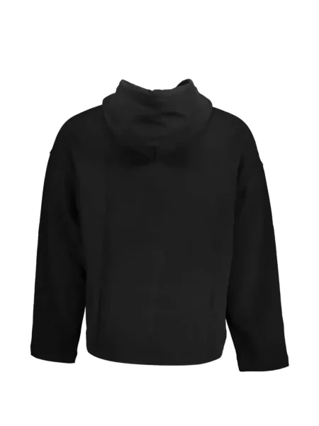 Hanorac cu glugă Calvin Klein Jeans cu cordon negru