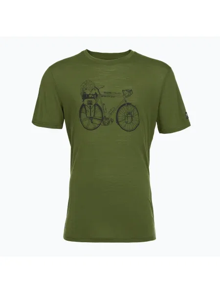 Férfi póló super Bicycle Nomad Tee zöld