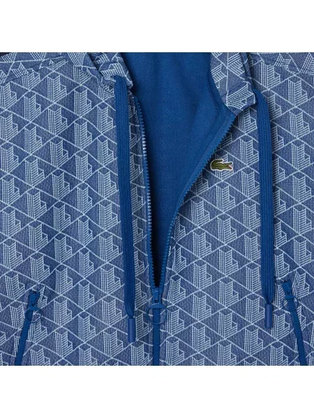 Lacoste толстовка Monogram блакитна