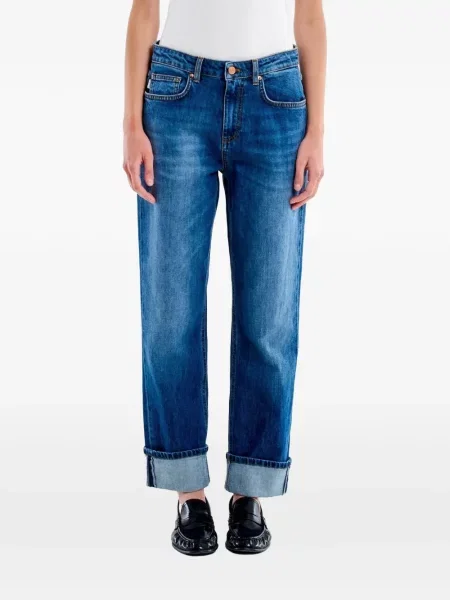 Blugi mom fit Vicolo albastru