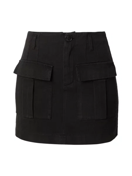 Desigual Fustă MIAMI gri argintiu negru