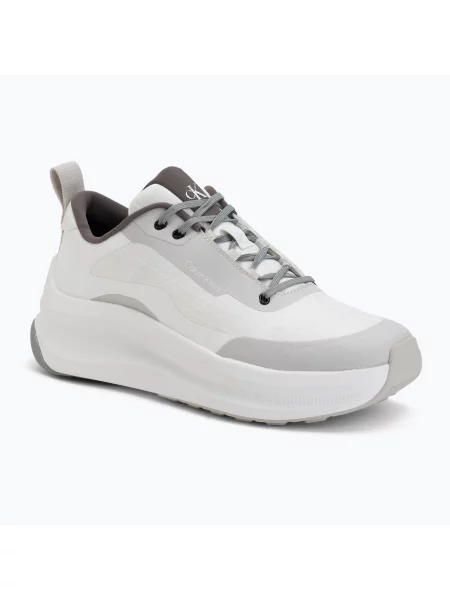 Кросівки Calvin Klein Chunky Runner Laceup Mix Aop white/granite road/granite gray білі
