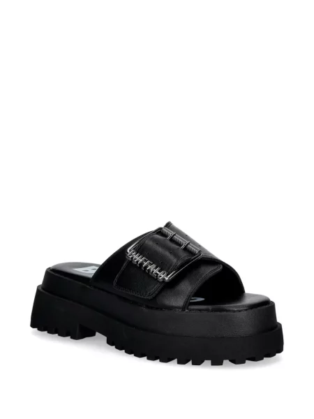 Sandale Buffalo cu cataramă negru