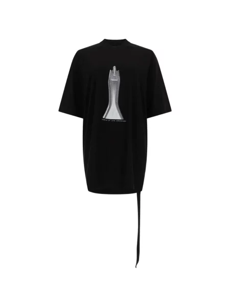 Tricou Rick Owens Drkshdw cu imagine negru