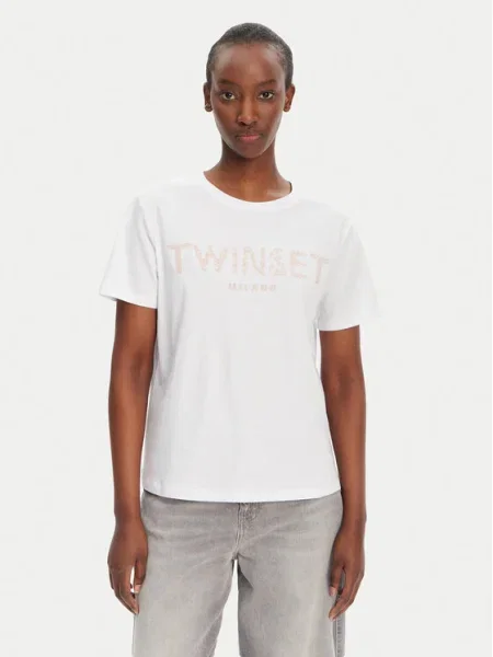 TWINSET Tricou alb