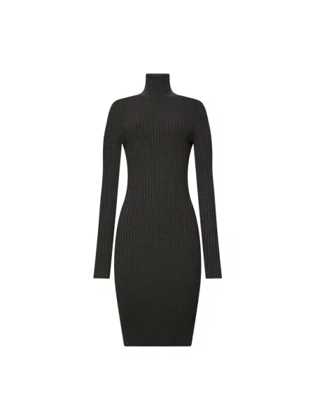 Sukienka Wolford z wełny merino szara