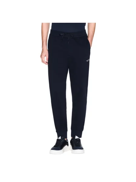 Spodnie dresowe Armani Exchange niebieskie