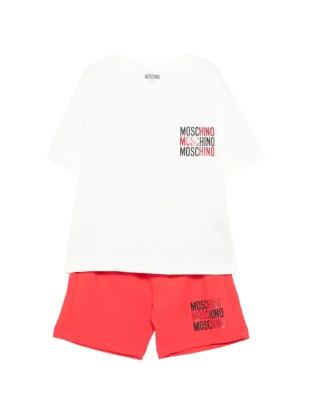 Koszulka dziecięca Moschino czerwona