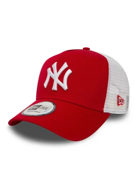 New Era Cap Clean Trucker 2 New York Yankees Scarlet/ White roșu