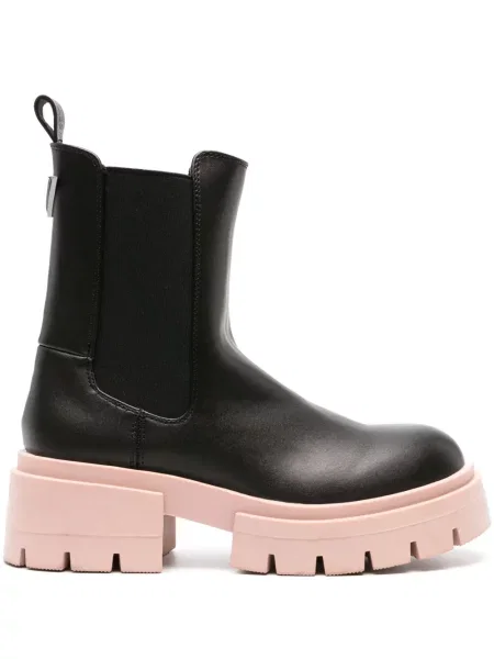 Botine Guess din piele chunky negru