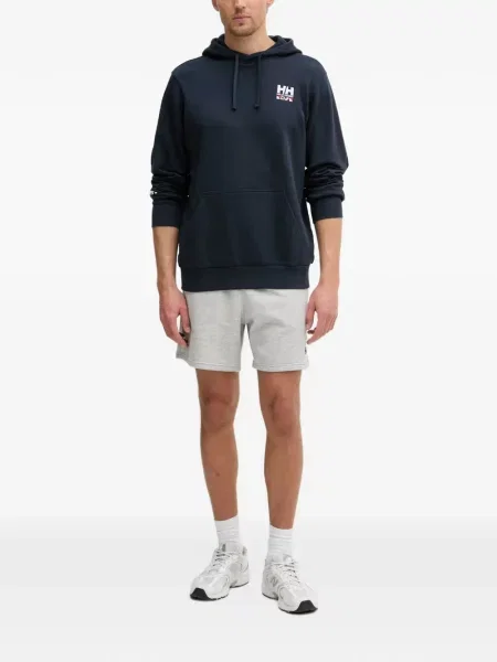 Hanorac cu glugă Helly Hansen cu broderie cu cordon albastru