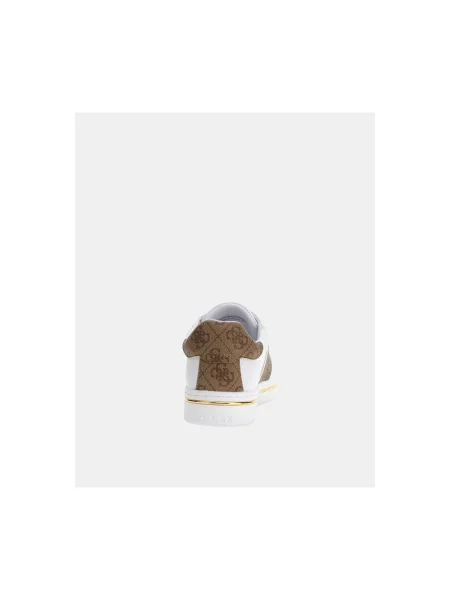 Sneakerși Guess alb