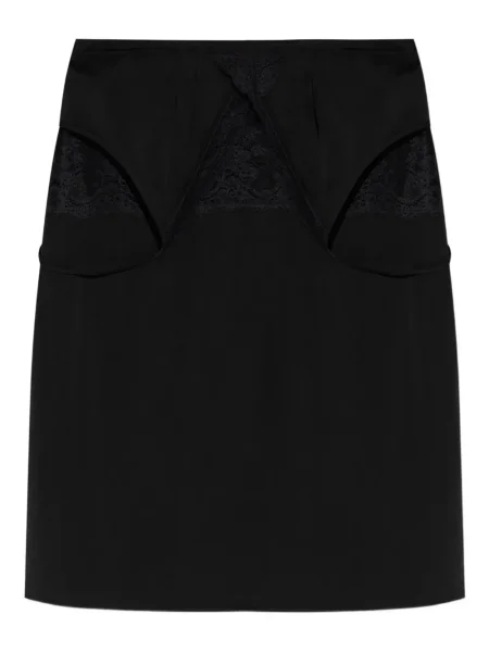 Rochie mini Vetements din dantelă de costum negru