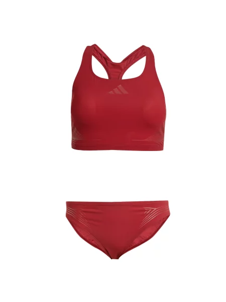 ADIDAS PERFORMANCE Costum de baie două piese Lanelux' roșu