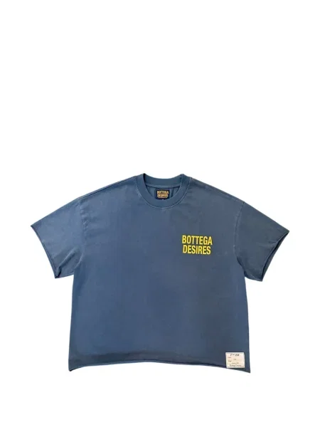 Tricou Bottega Desires cu imagine albastru