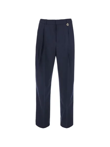Pantaloni Casablanca cu autograf albastru