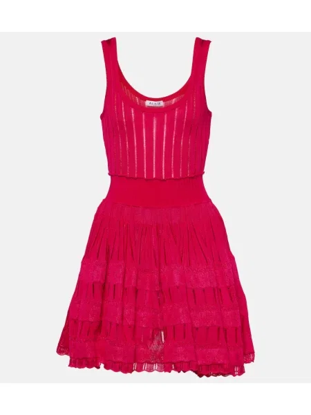 Sukienka Alaïa różowa