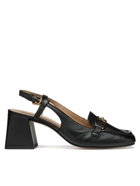 Полуотворени обувки Geox черно