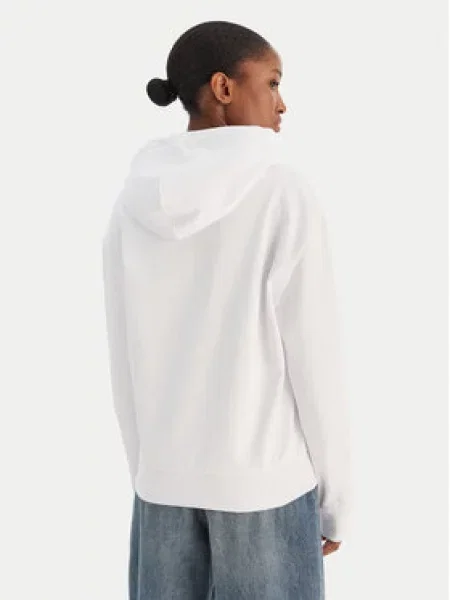 Calvin Klein Jeans Džemperis Ls Monogram Terry Po balta