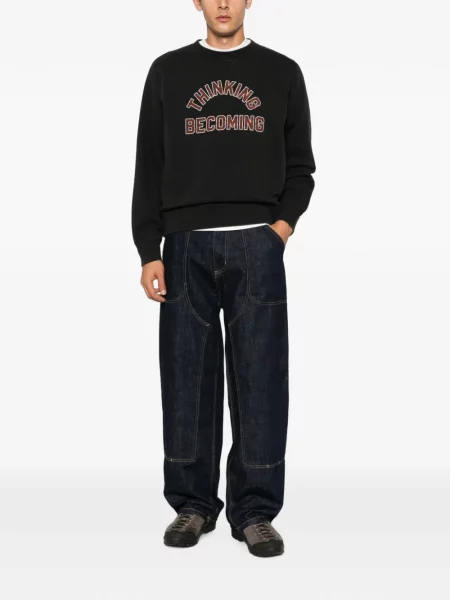 Hanorac Sacai cu imagine negru