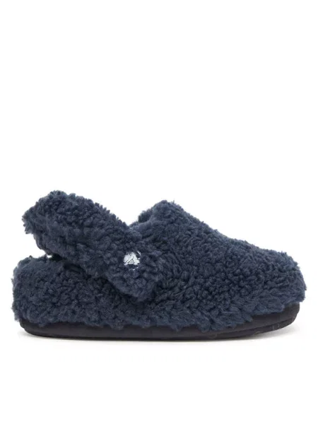 Crocs Пантофи Toddler Classic Cozzzy Slipper Тъмносин