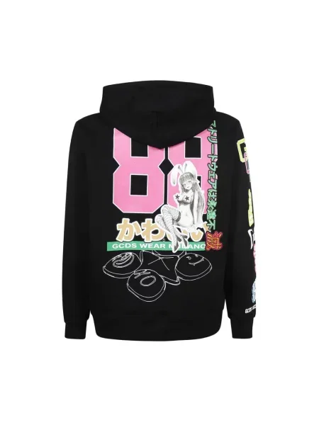 Bluza Gcds z nadrukiem czarna
