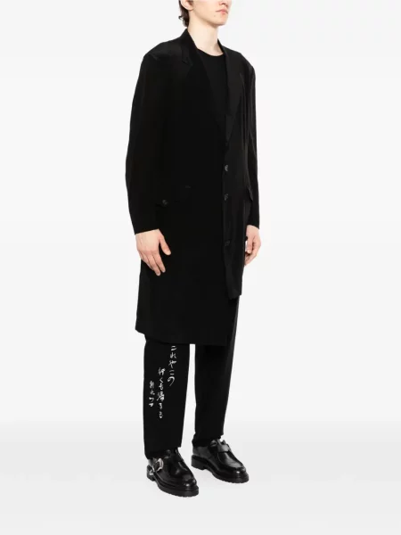 Geacă Yohji Yamamoto asimetrică negru