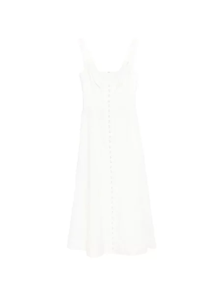 Rochie midi Zimmermann până la genunchi de costum alb