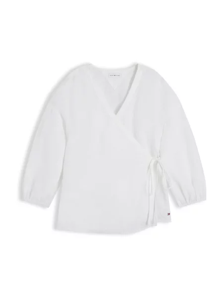TOMMY HILFIGER Bluză alb