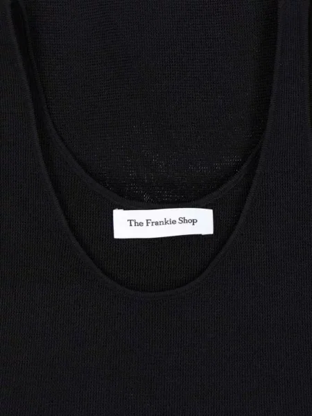 Top The Frankie Shop tricotate negru