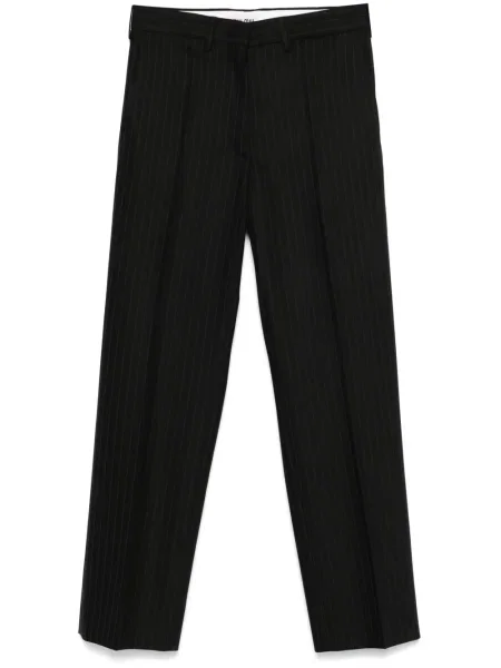 Pantaloni Miu Miu cu dungi negru