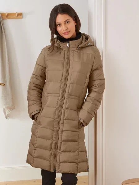 Tchibo Пальто з утеплювачем бежевий