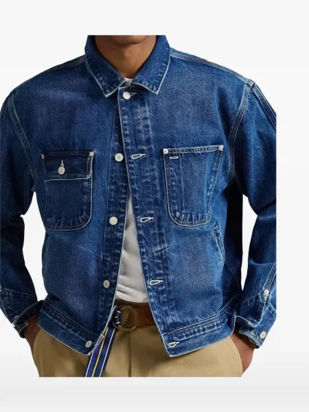 Geacă de blugi Polo Ralph Lauren albastru