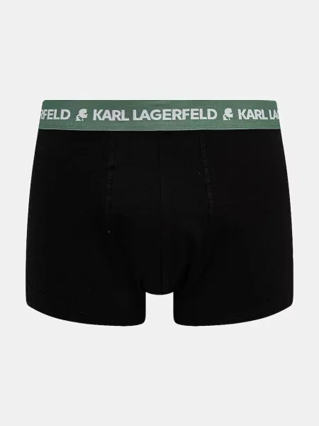 Karl Lagerfeld boxerky pánske s elastanom čierna