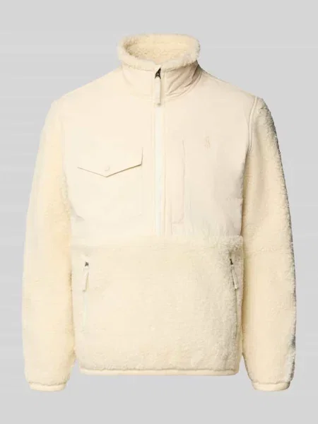 Bluza z futerkiem Polo Ralph Lauren biała