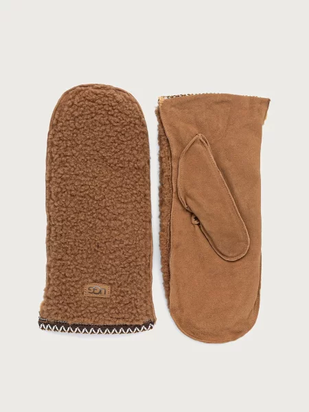 UGG mănuși fără degete pentru femei maro