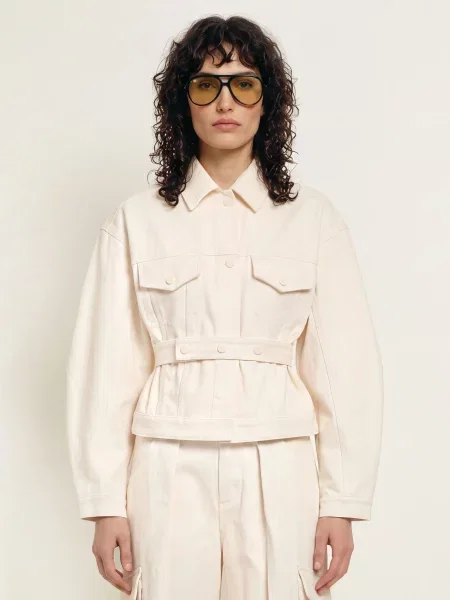 The Frankie Shop Bunda Oslo beige béžová