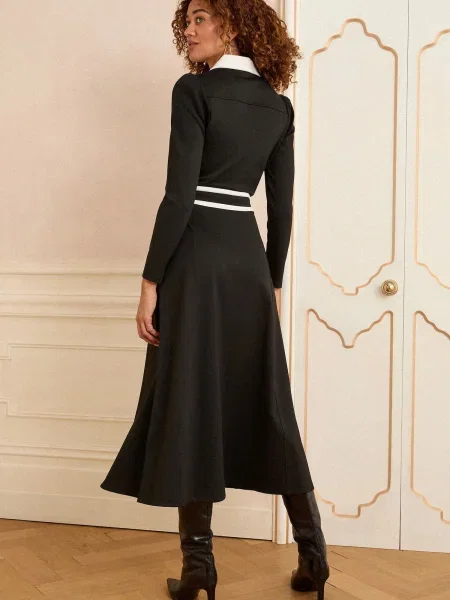 Love & roses Rochie negru alb