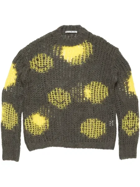 Pulover Acne Studios de mohair gri