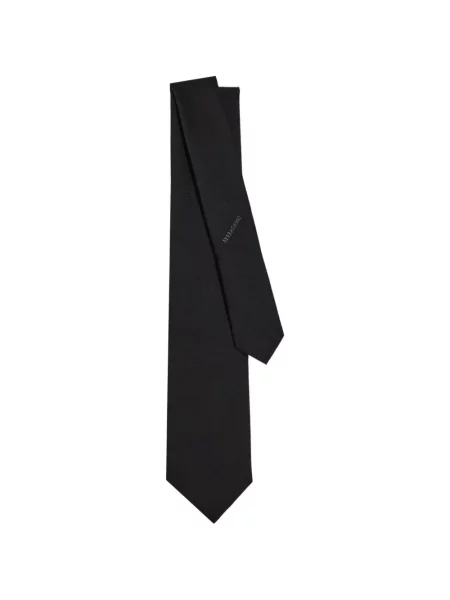 Cravată Ferragamo din jacard negru