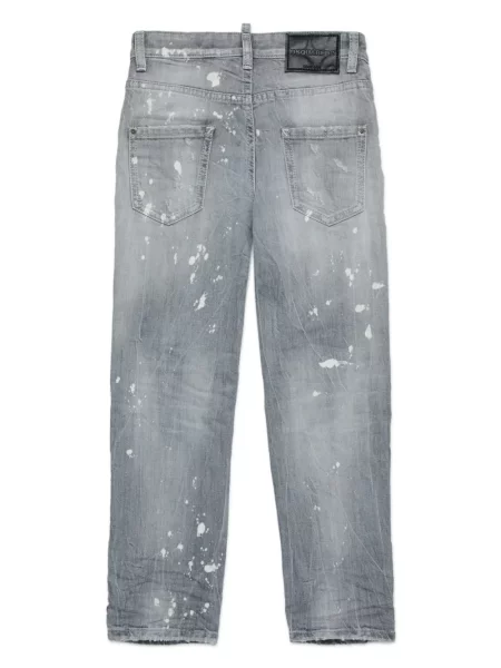 Jeansy dziecięce Dsquared2 szare
