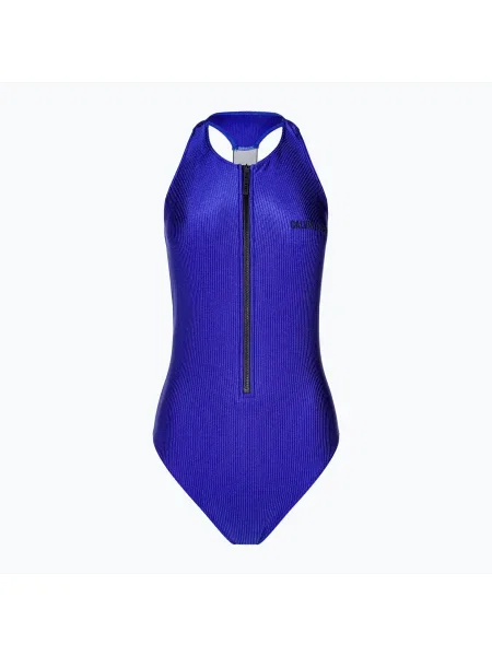 Дамски бански Calvin Klein Racerback One Piece Midnight Lagoon синьо